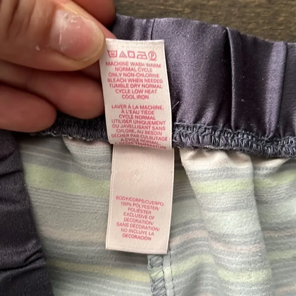 Victorias Secret vintage second skin feel Striped Sz-Med - Picture 7 of 10